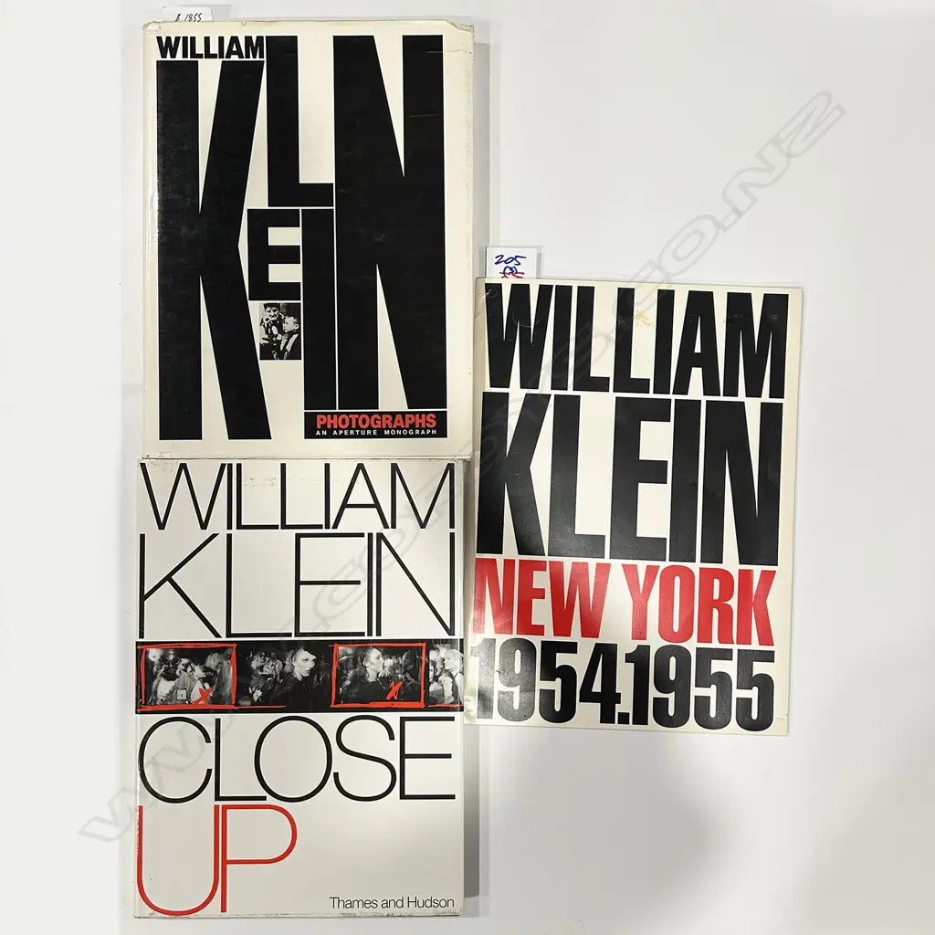 THREE WILLIAM KLEIN PHOTOGRAPHY PUBLICATIONS Image 1++
